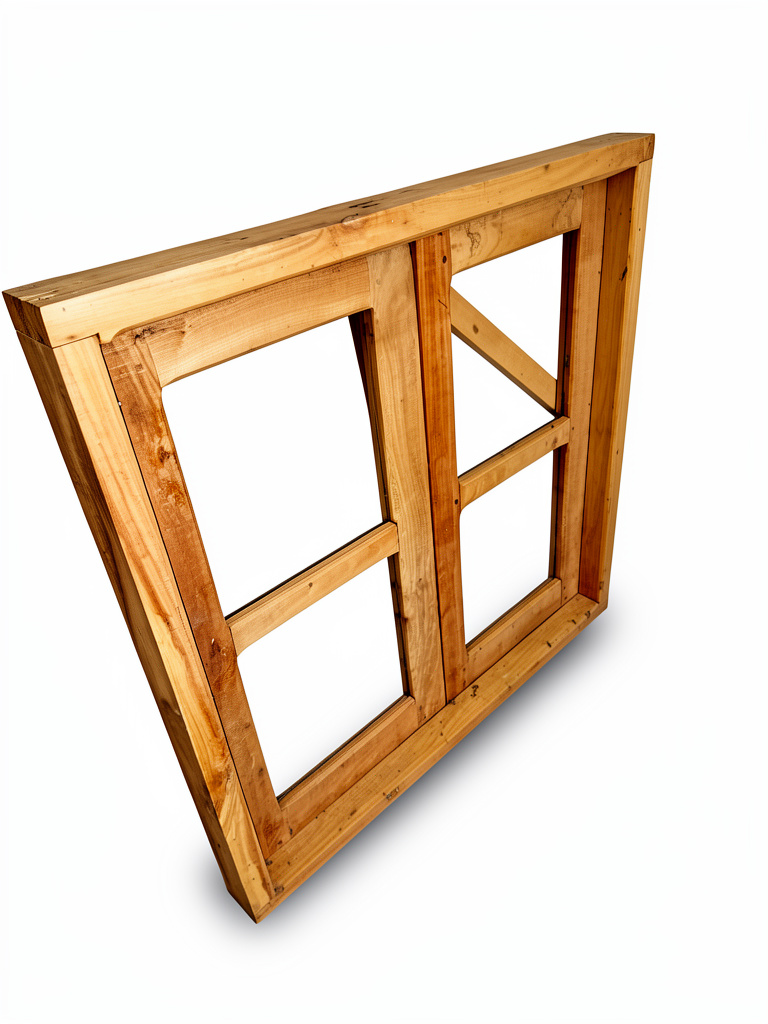 Ventana con vidrio