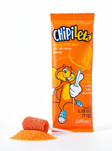 B046 paleta chipileta naranja picante