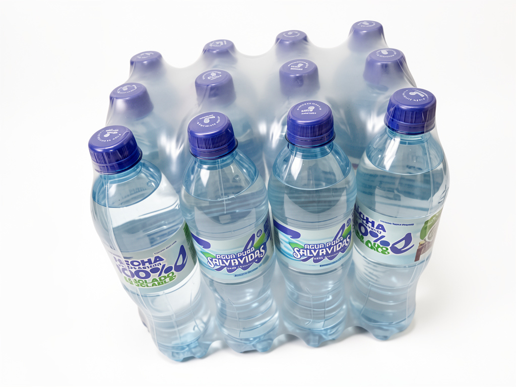 Paquete de agua pura salvavidas 600 ML 12 unidades.