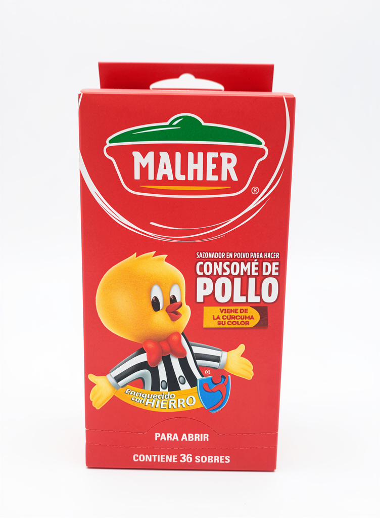 Dispensador consomé pollo 30 unidades