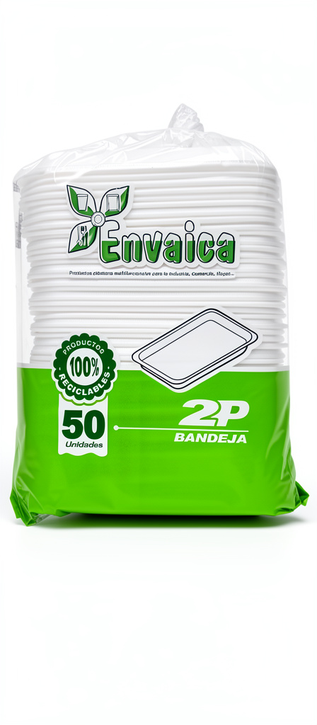 Bandeja Envaica #2 10 paquetes