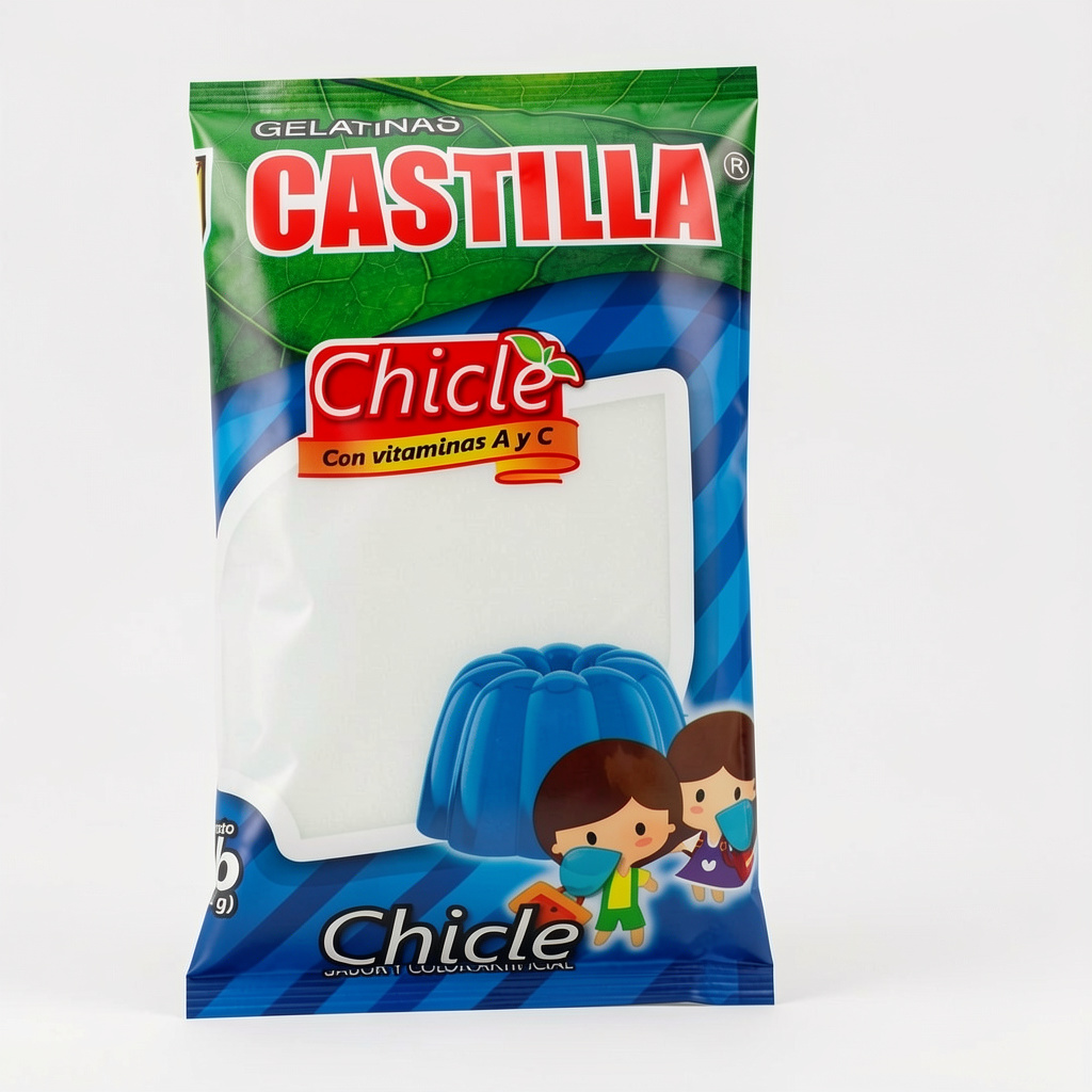 Gelatina castilla chicle 1 Libra
