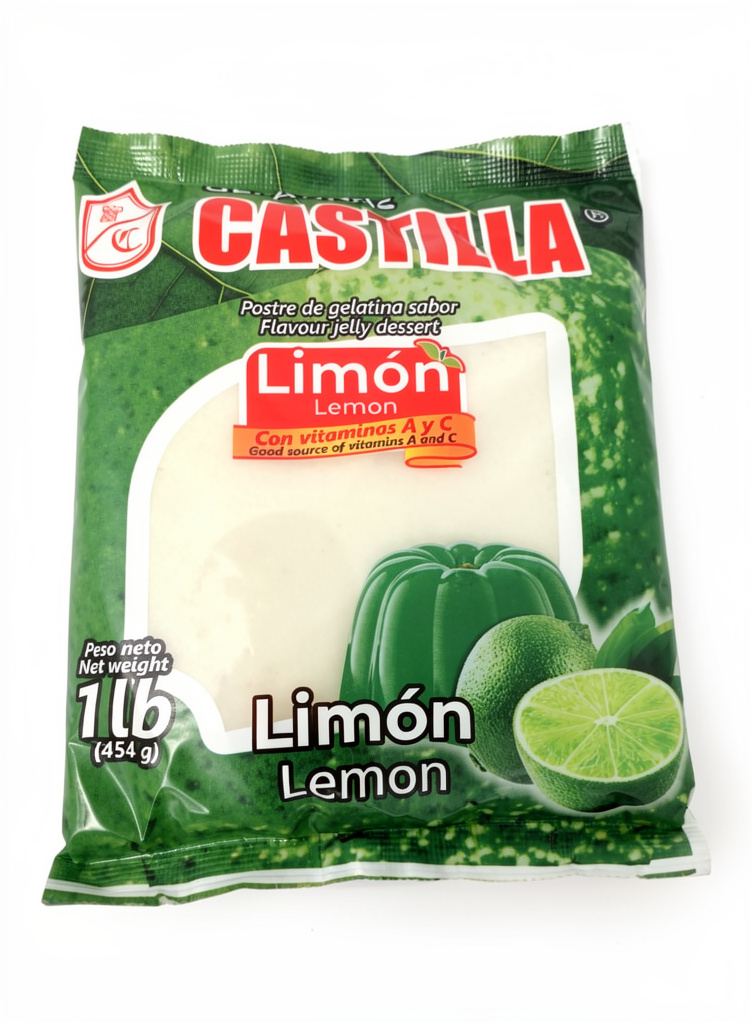 Gelatina castilla Limón 1 Libra