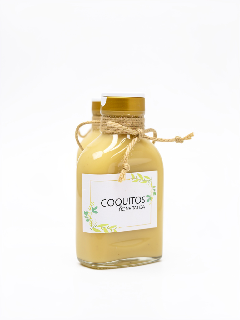Coquito artesanal, sabor tradicional
