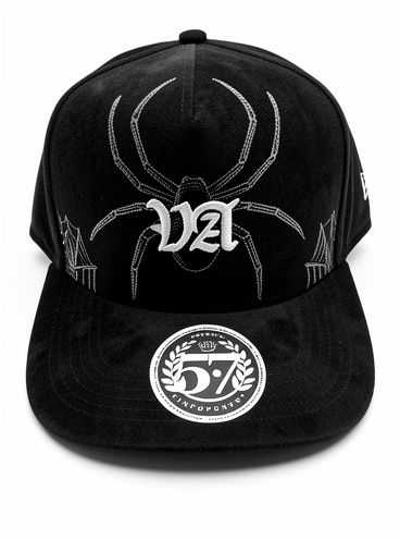 5.7  Araña. negra gamuza vicera piel