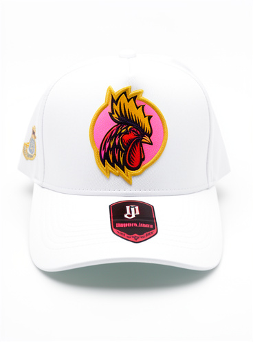 Gorra VJ gallo florido curva bca
