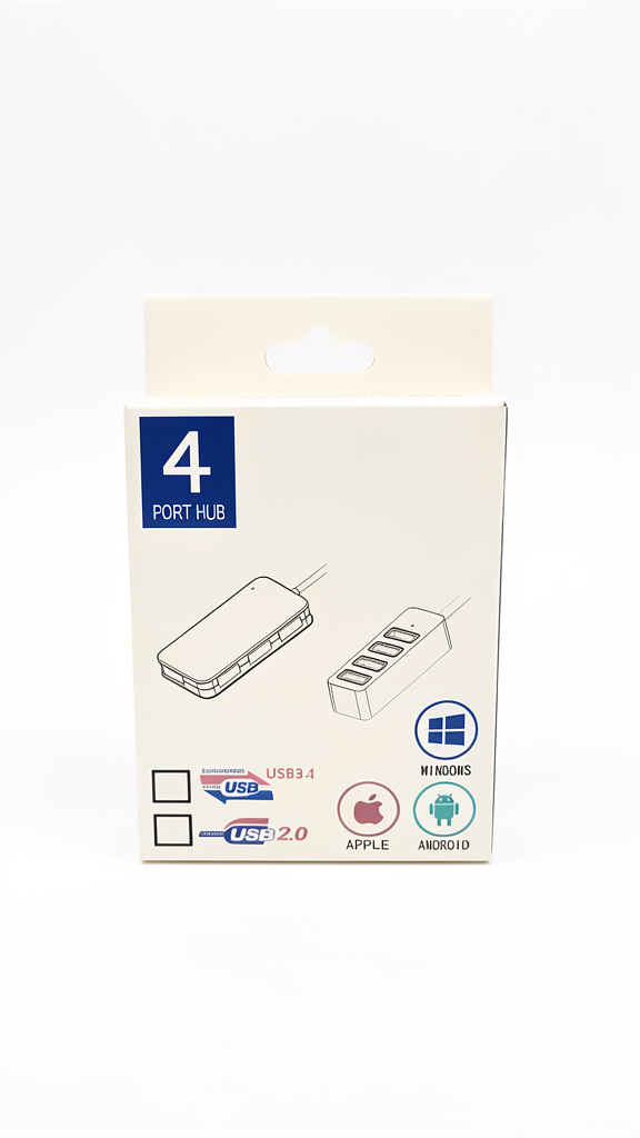 Puertos USB 4 port hub