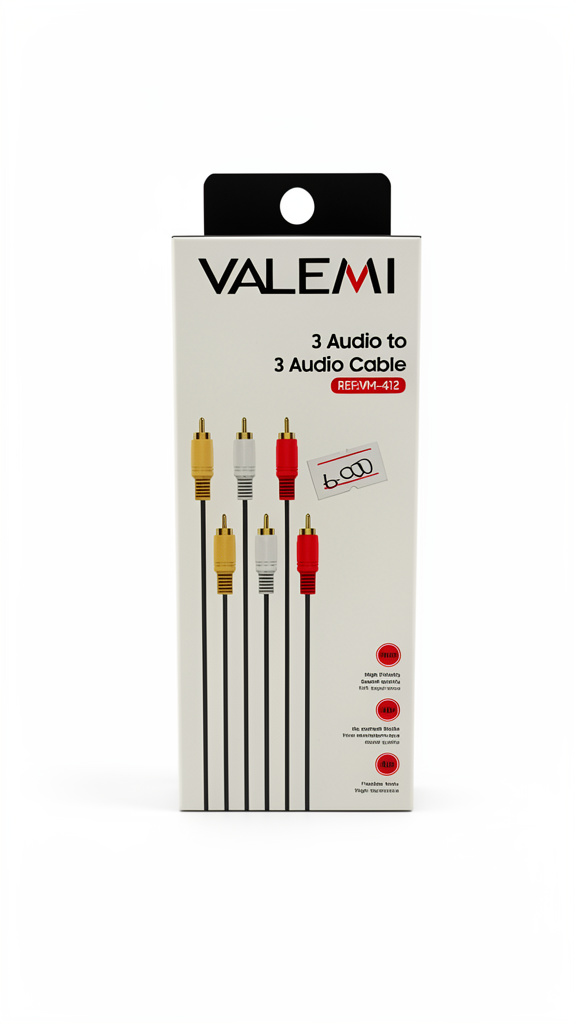 Cable audio 3 a 3 VALEMI