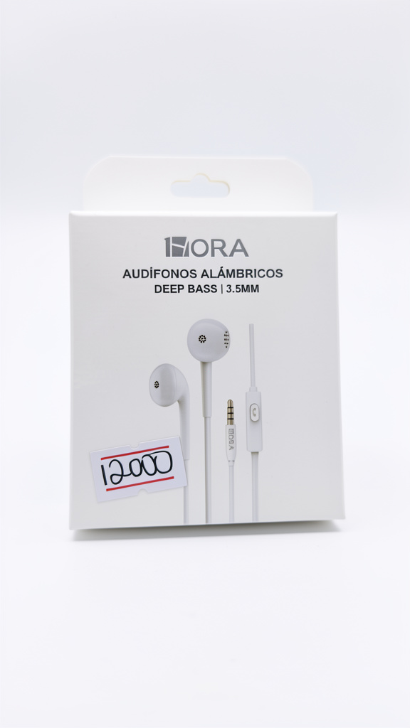 Audifono DEEP BASS - 3.5MM - Marca 1HORA