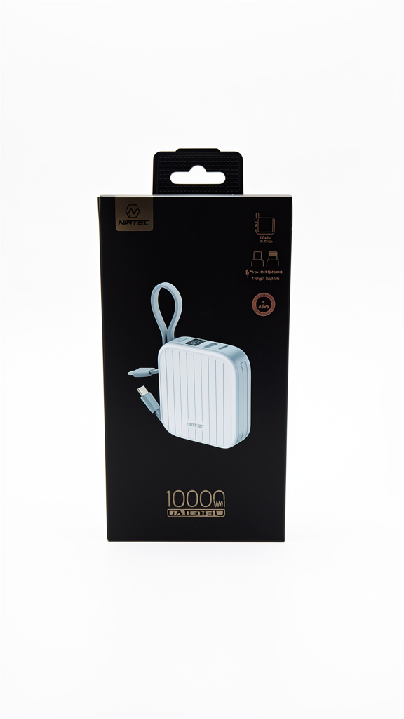 Power Bank - 10.000 - Marca NIANTEC - 22.5W