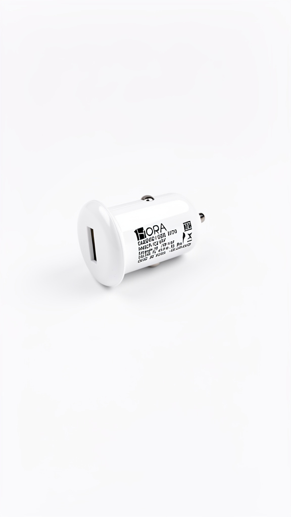 Cargagor Carro USB - Marca 1HORA - Blanco