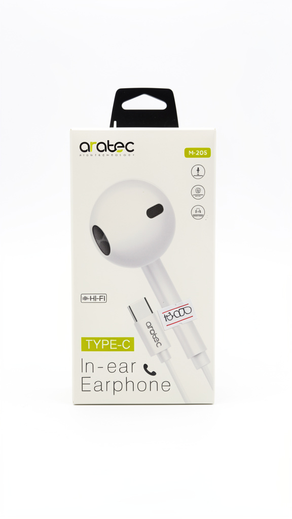 Audifonos alambricos Aratec tipo C