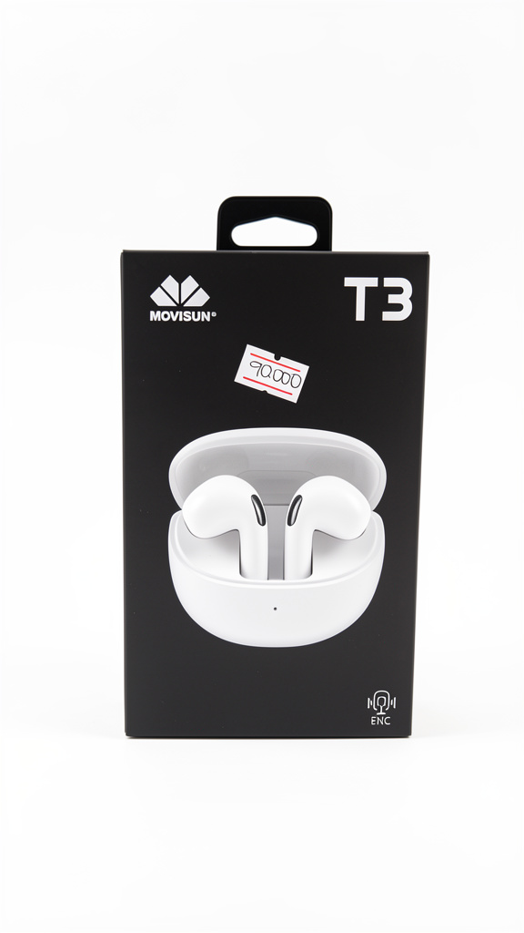 Auriculares inalámbricos T3 Movisun blanco