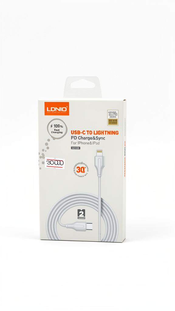 Cable Tipo C - Iphone - 30W - Marca LDNIO