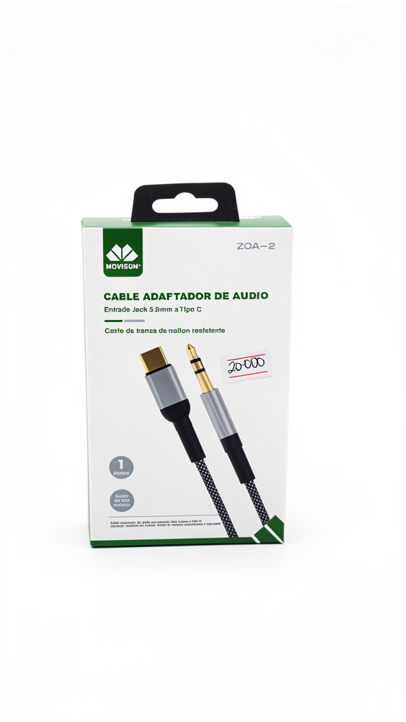 Cable adaptador de audio a Tipo C