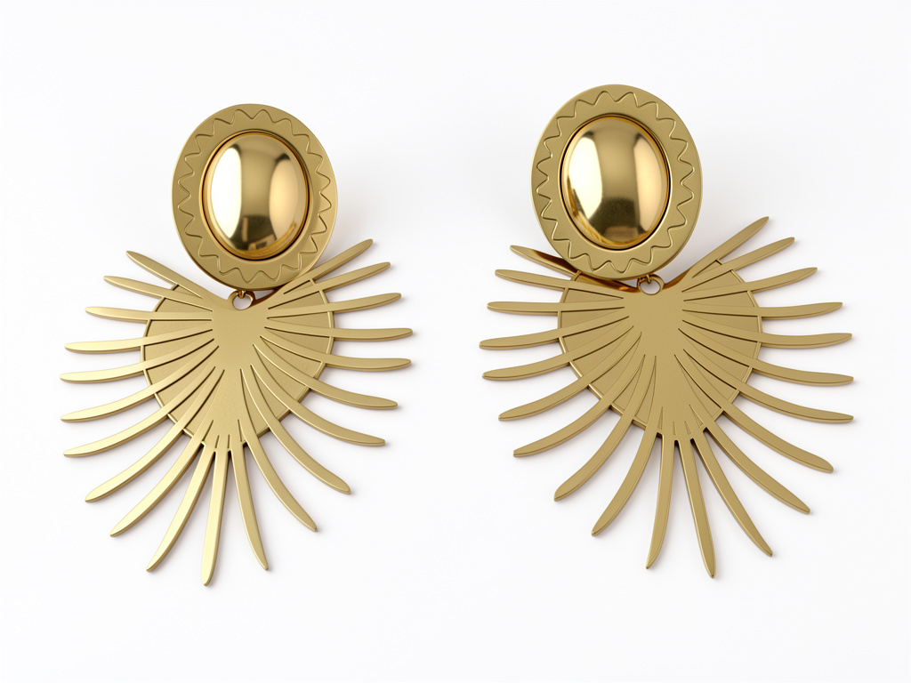 103121 - Aretes maxi, Acero.