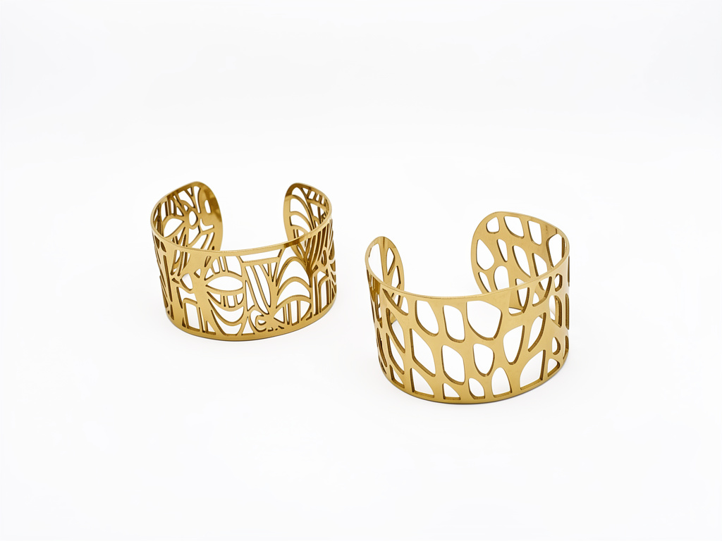 105048 - Brazalete ancho, Acero.