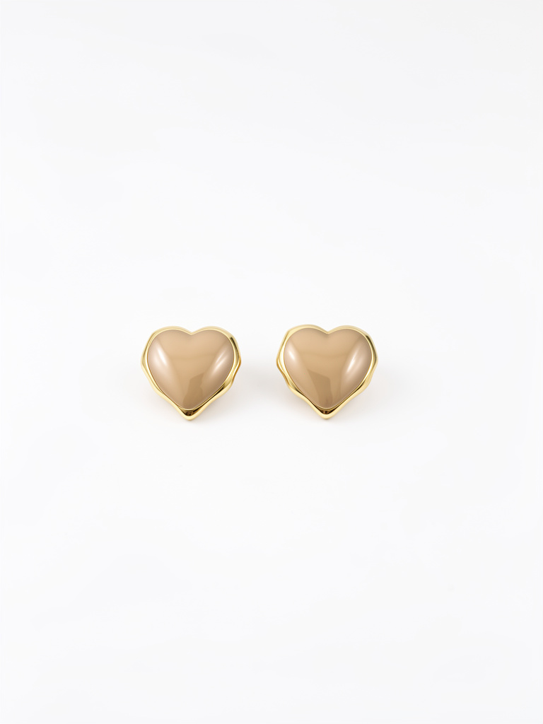103210 - Topos corazón, Rodio.