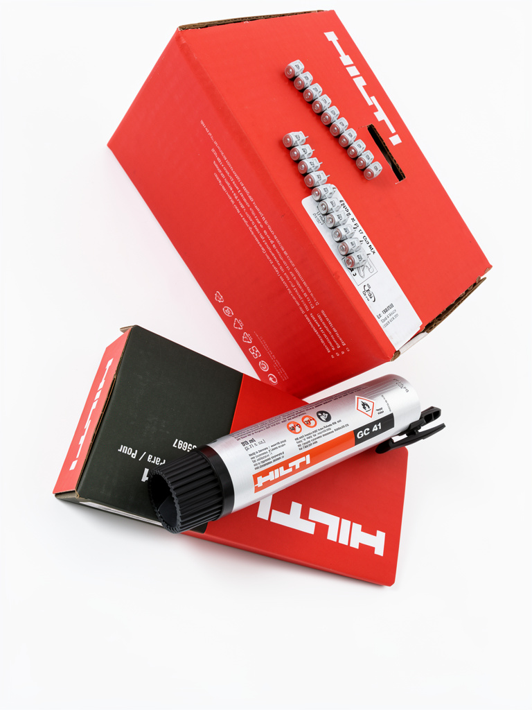 CAJA DE PINES HILTI CON PIPETA