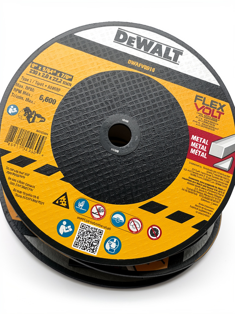 DISCO DE CORTE PARA METAL DEWALT 9”