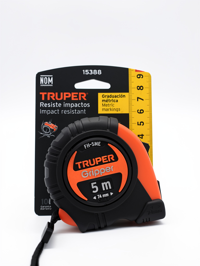 FLEXÓMETRO CONTRA IMPACTOS 5M TRUPER