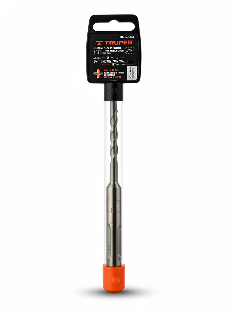 BROCA SDS PLUS 1/4 X 4" TRUPER
