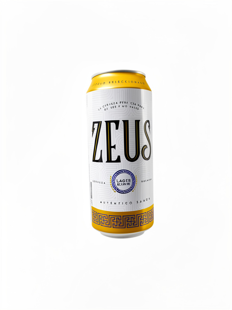 Cerveza Zeus lata 473