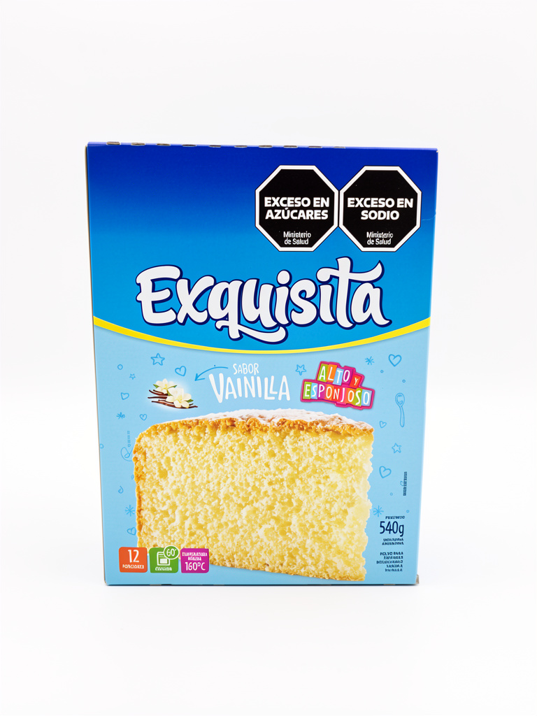 Bizcochuelo exquisita vainilla 540gr