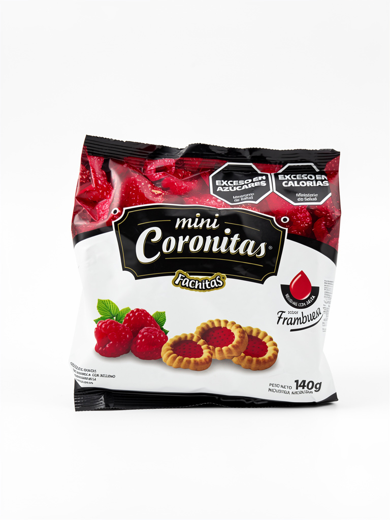 Coronitas frambuesa 140gr