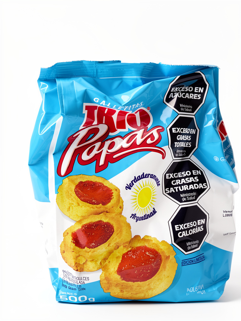 Galletas pepas trío 500g