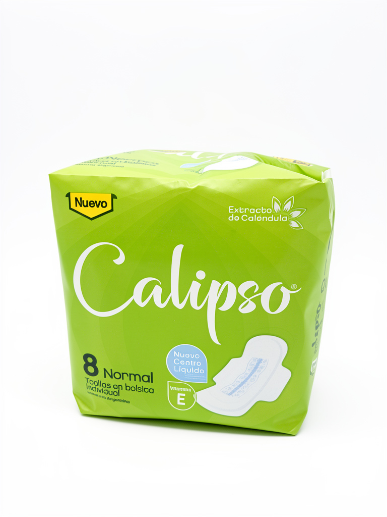 Toallas femeninas calipso x8