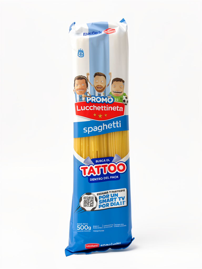 Fideos lucchetti spaghetti 500gr
