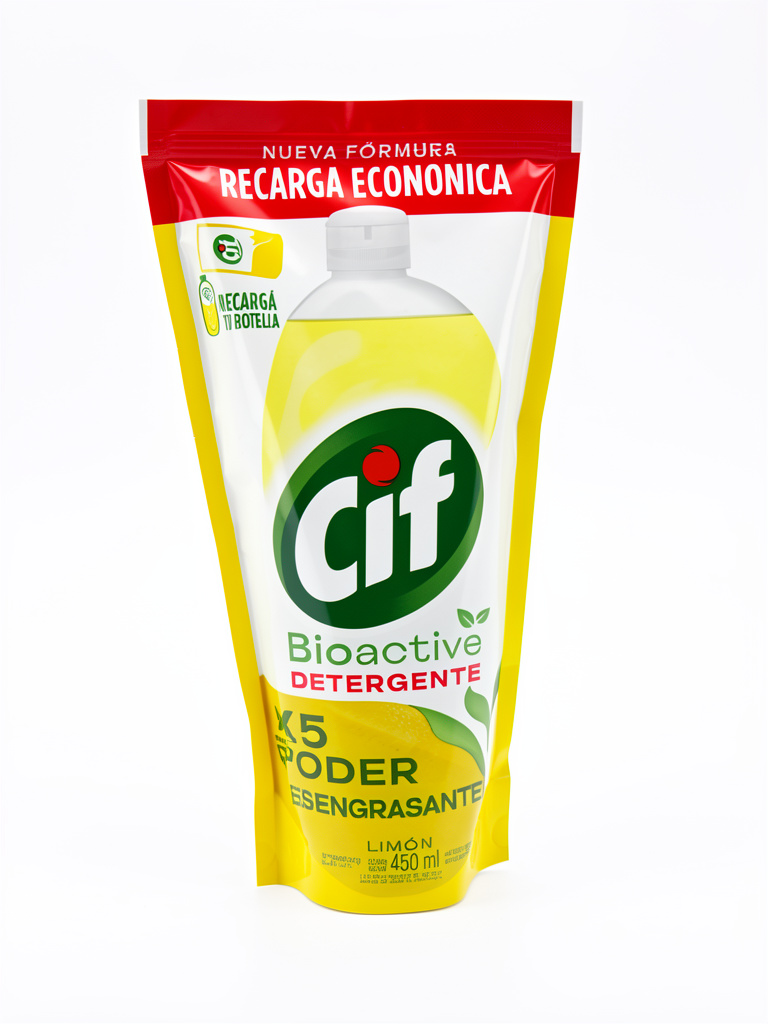 Cif detergente limón 450mlsachet