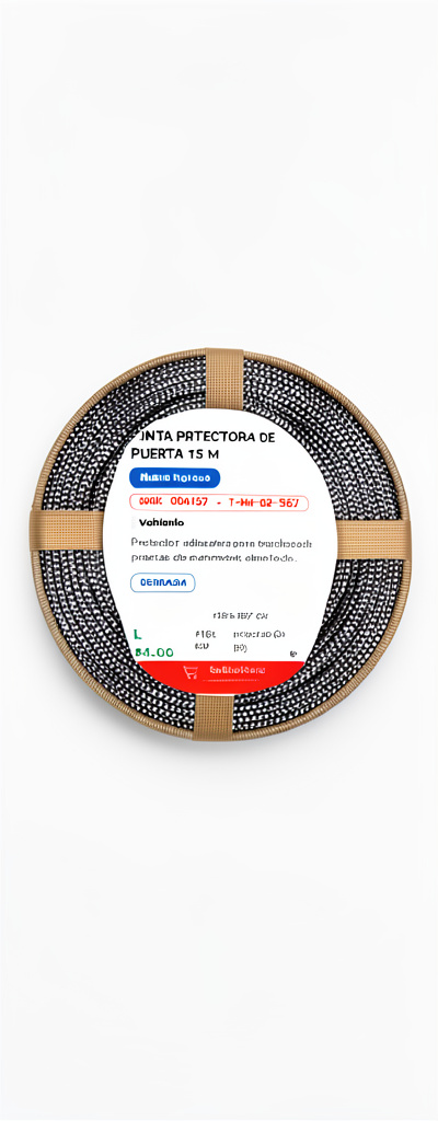 Cinta protectora de puerta cebra