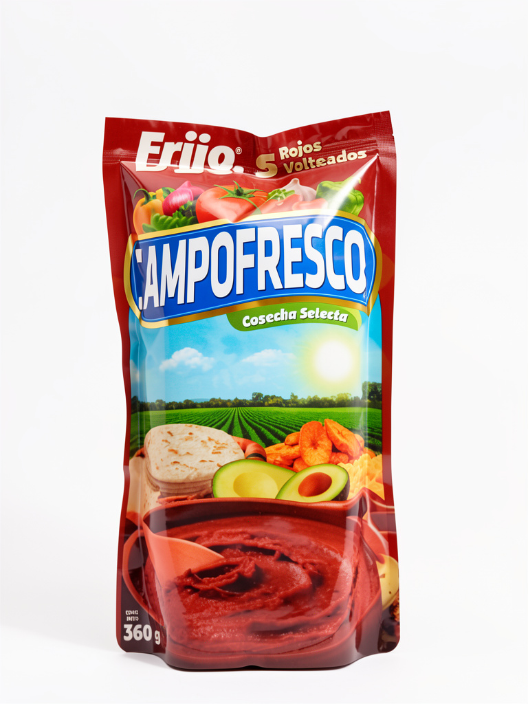 Campo Fresco frijoles rojos volteados 360g
