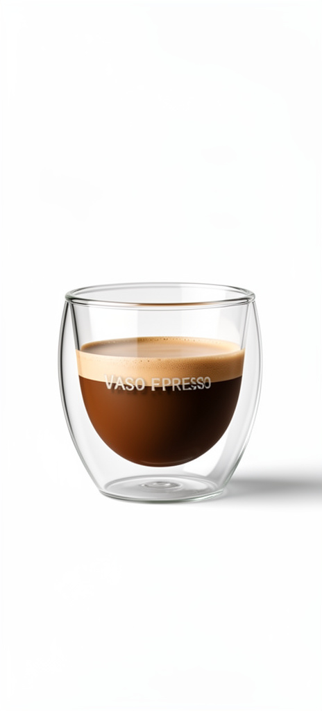 Vaso espresso doble vidrio