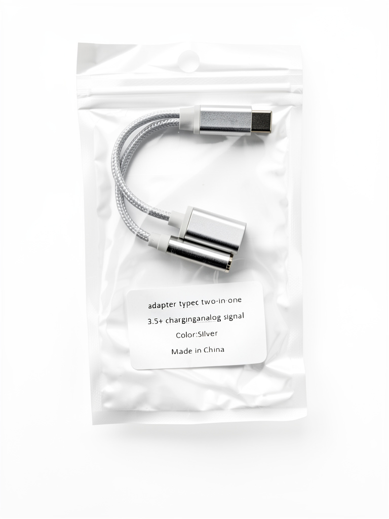 Adaptador Tipo C Dos en Uno 35 + Carga Señal Analógica