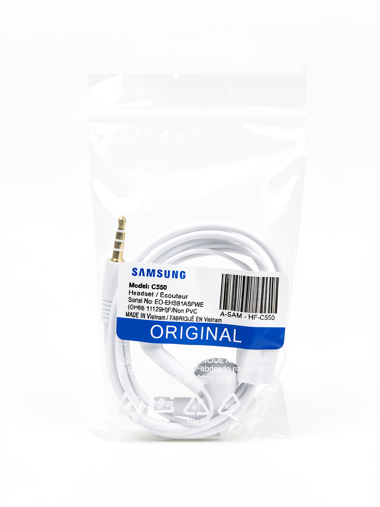 Samsung C550 auriculares blancos