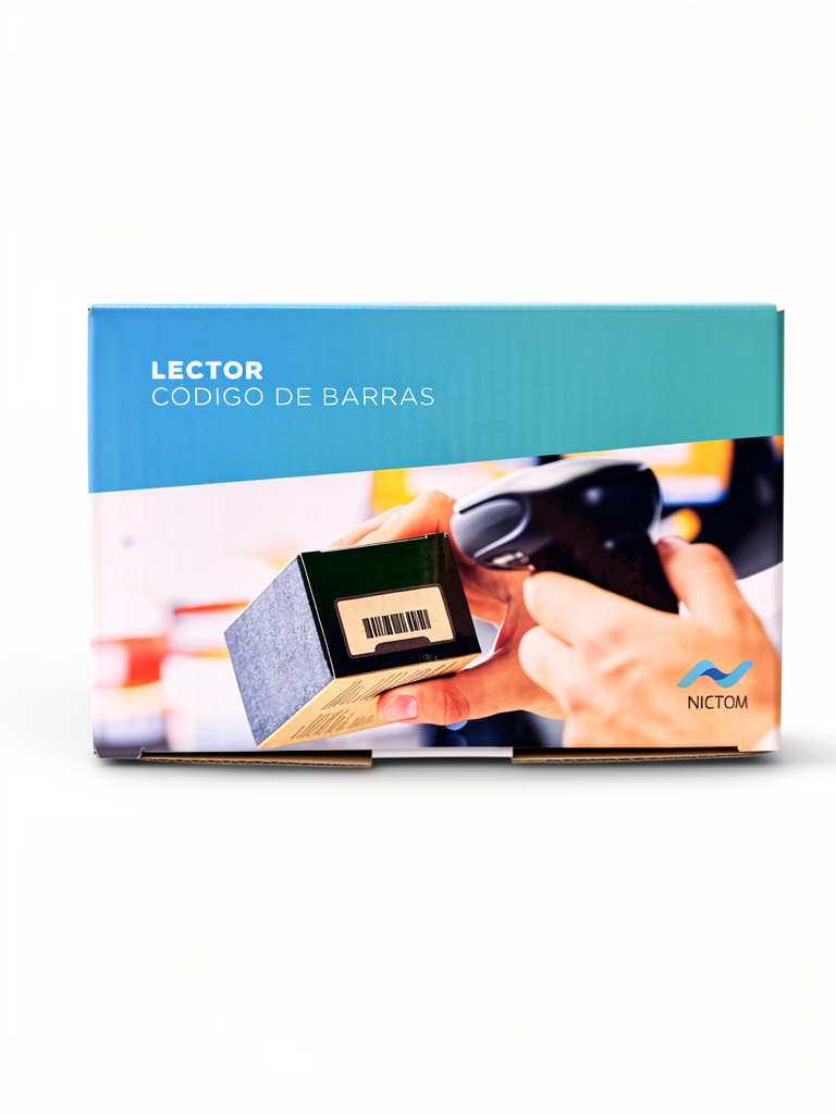 Lector de Codigo de barras con soporte