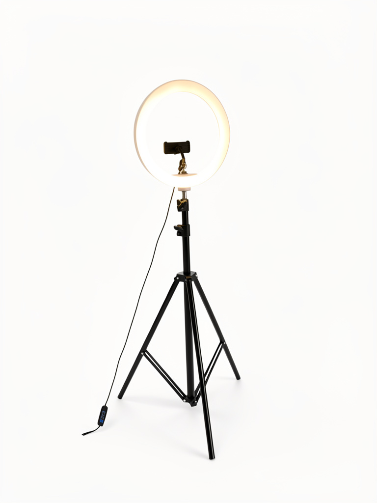 Tripode 2.1M con Aro de Luz de 10"