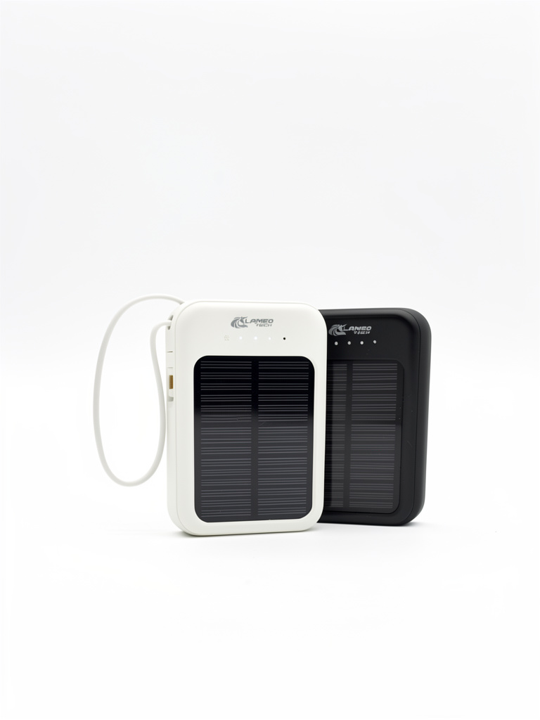 Cargador Portátil con Carga Solar 12000mAh