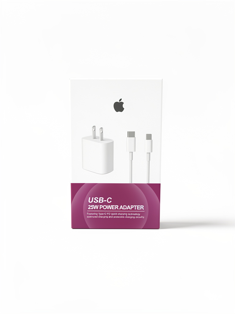 Cargador Apple USB-C 25W blanco