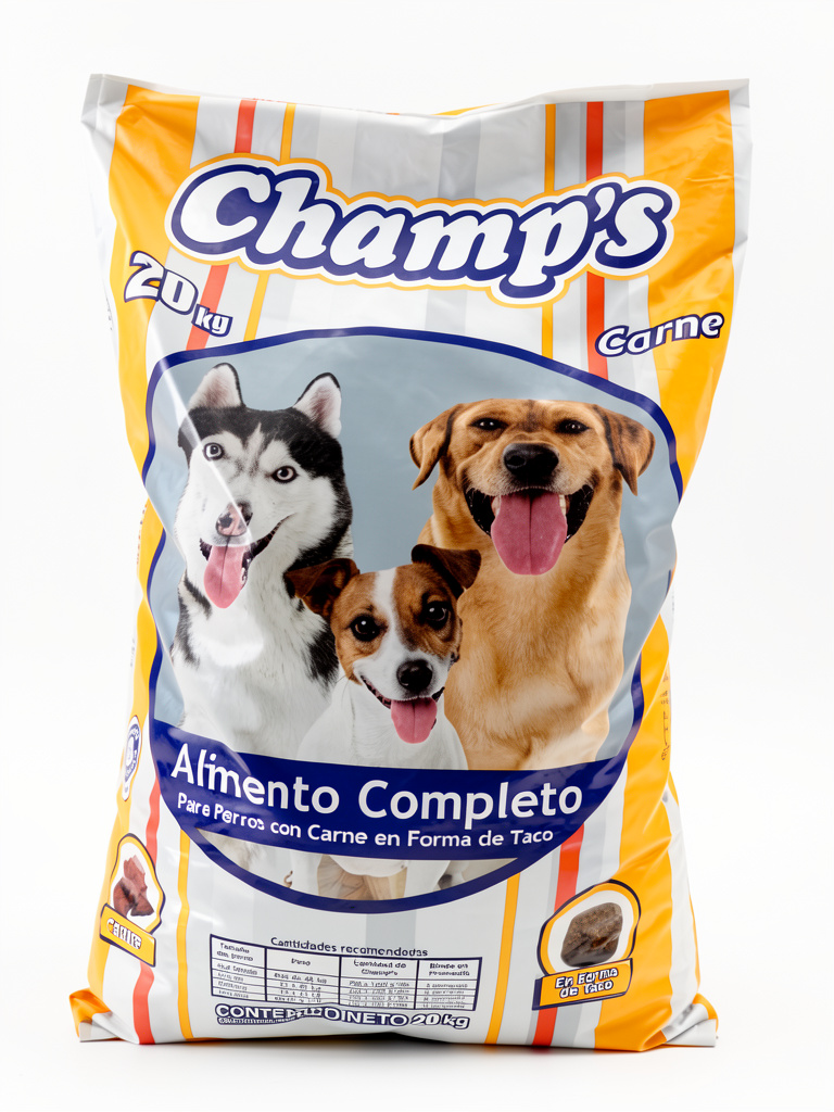 CHAMPS PERRO CARNE TACO 20KG