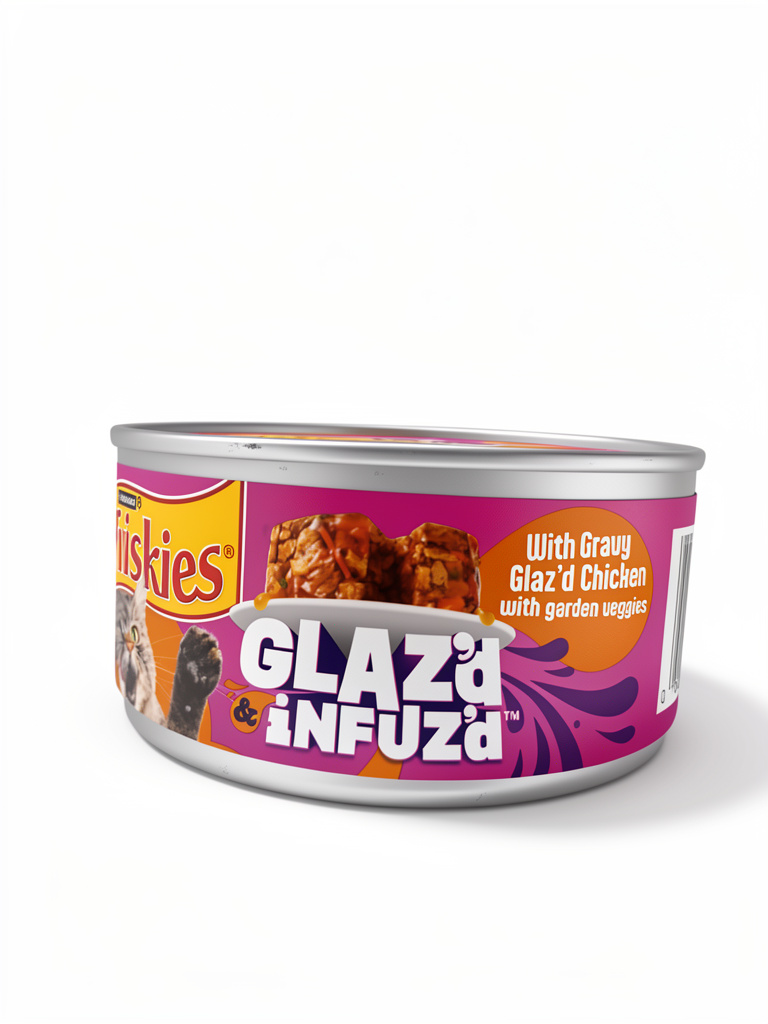 Whiskas Glaz'd & Infuz'd lata