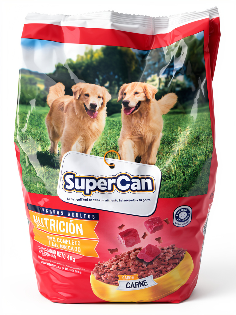 Super Can Carne Hueso 4KG x 5 UND