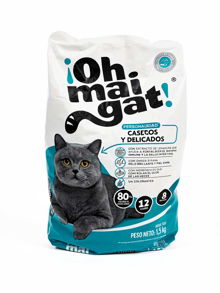 Ohm Gaticos y Delicados 1.5KG x 6 UND