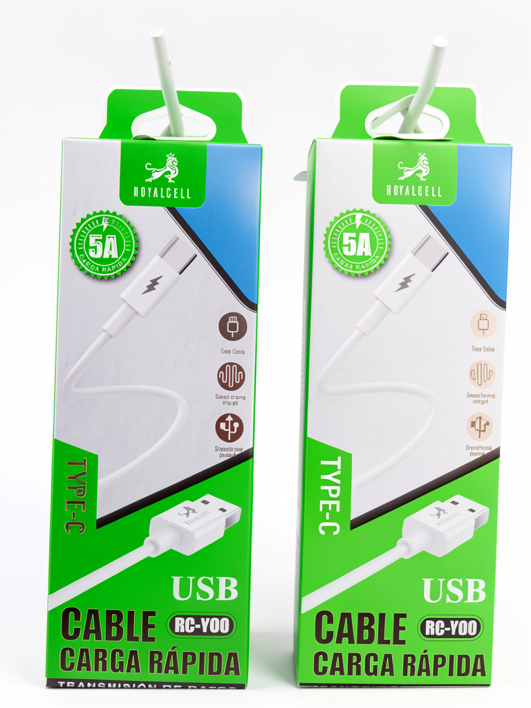 Cable USB royalcell 5A tipo C