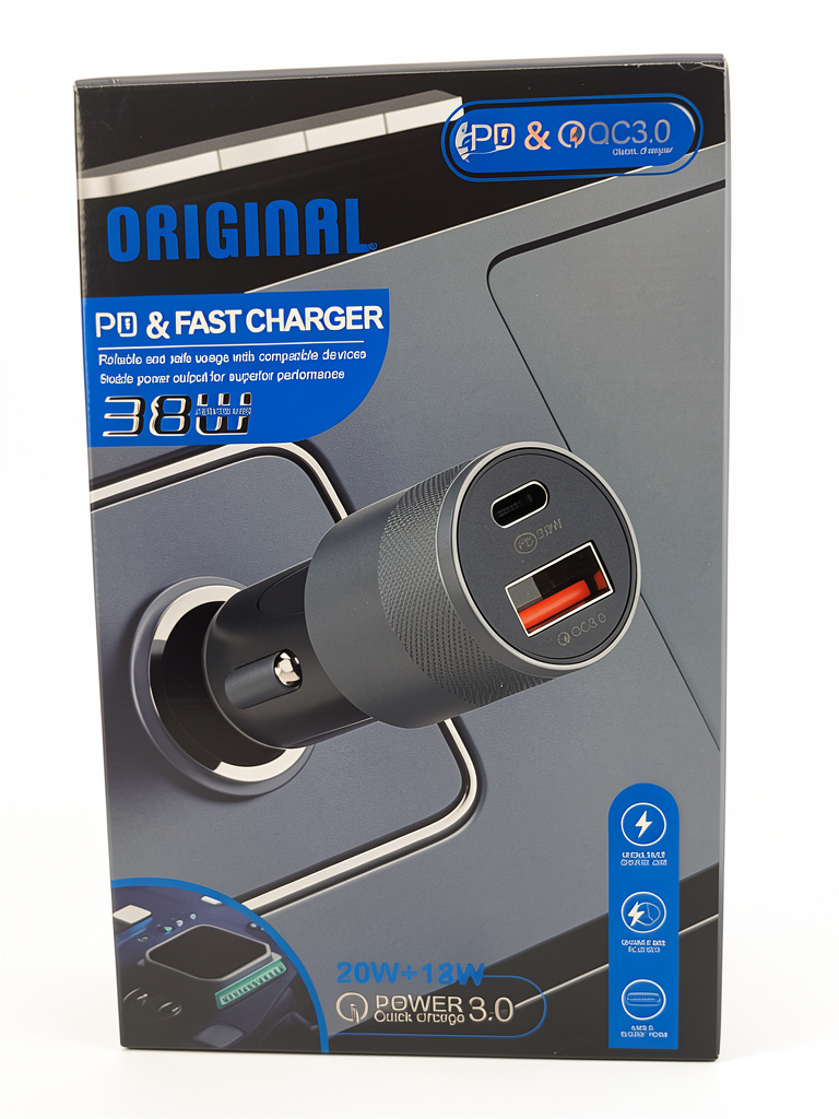 Cargador de auto cabezal