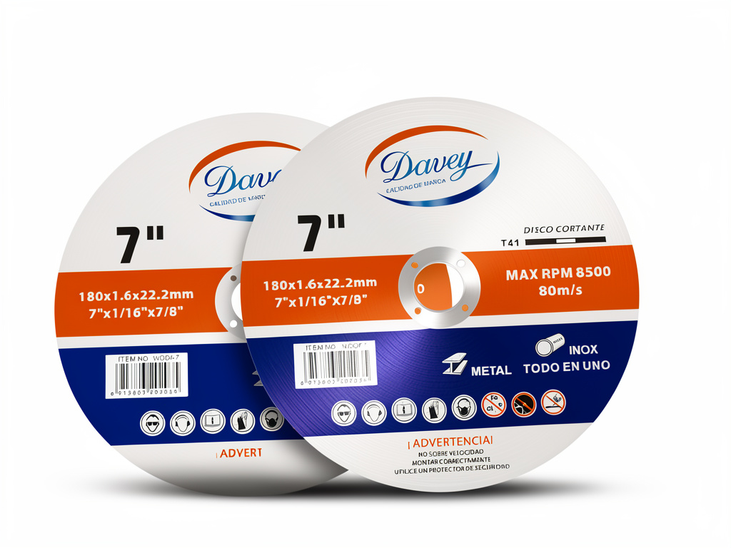 Disco de corte de 7” Davey