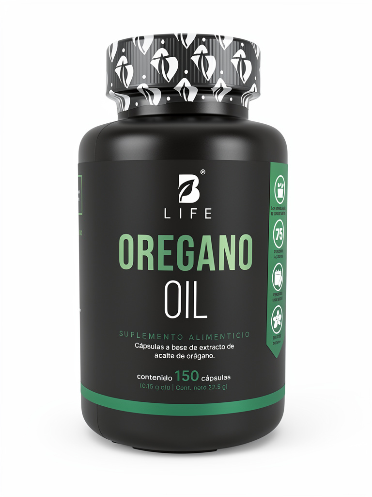 Orégano Oil 150 Cáps. B Life | 75Dias